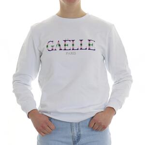 FELPA LOGO GAELLE BIANCO